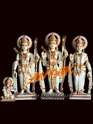 Marble Ram Darbar Statue